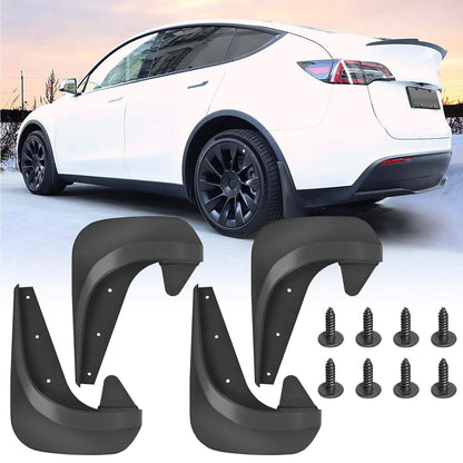 4-Piece: Universal Fit Car Mudguard Flaps