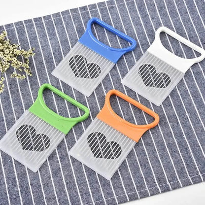 4-Pieces: All-In-One Onion Holder Slicer Set