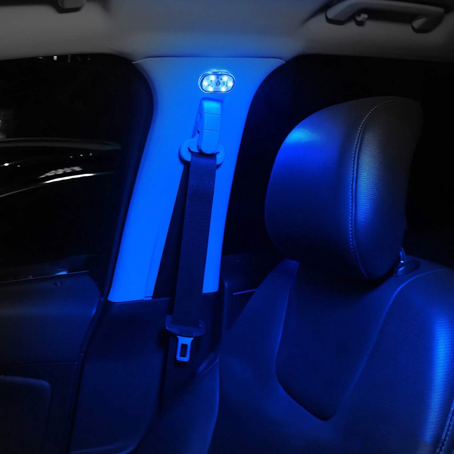 4-Pieces: Cordless Car Interior Light USB Rechargeable