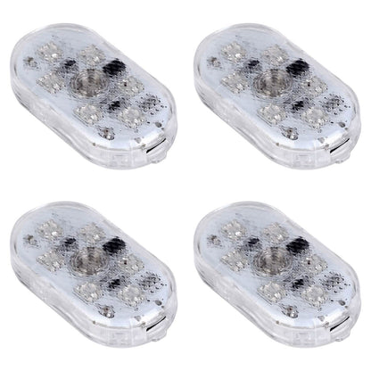 4-Pieces: Cordless Car Interior Light USB Rechargeable