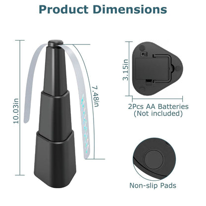 4-Pieces: Fly Repellent Fan Table Top Battery Powered Bug Deterrent