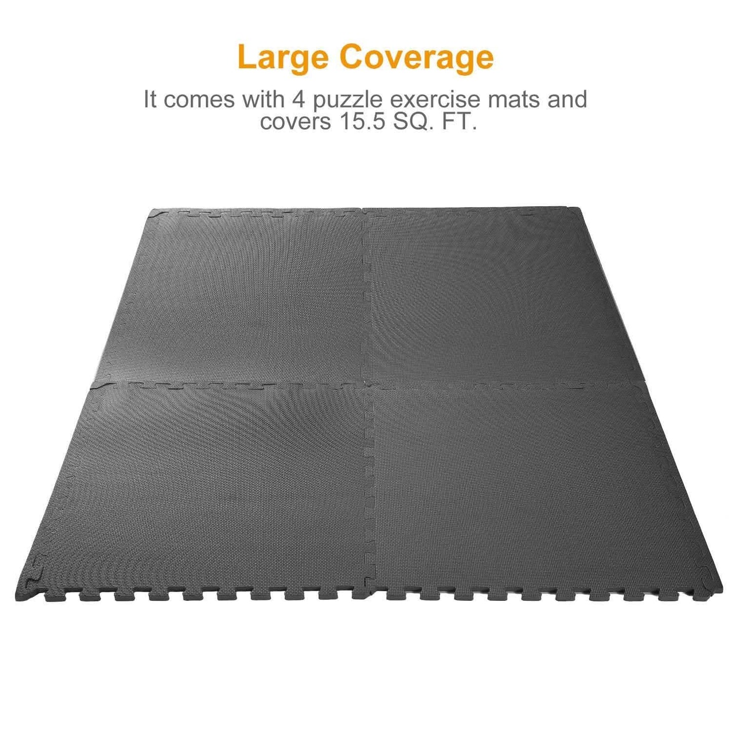 4-Pieces: Puzzle Exercise Foam Mat