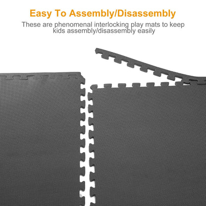 4-Pieces: Puzzle Exercise Foam Mat