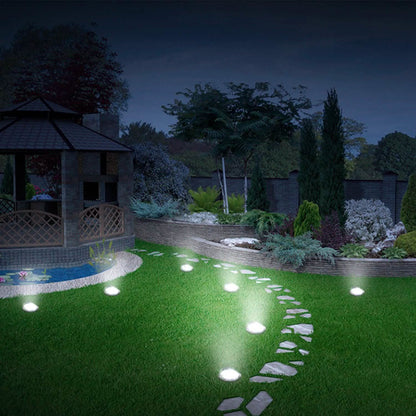 4-Pieces: Solar Powered Ground Light