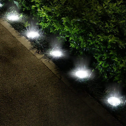 4-Pieces: Solar Powered Ground Light