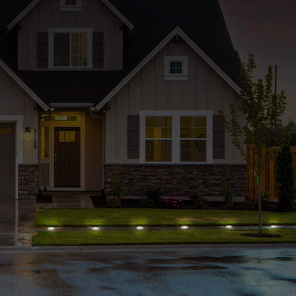 4-Pieces: Solar Waterproof Ground Light