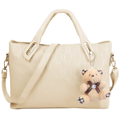 4-Pieces: Women Leather Handbag