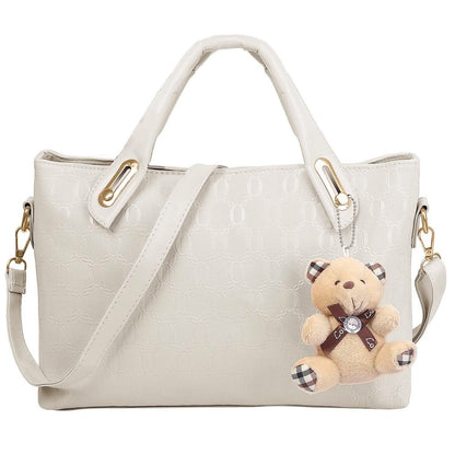 4-Pieces: Women Leather Handbag
