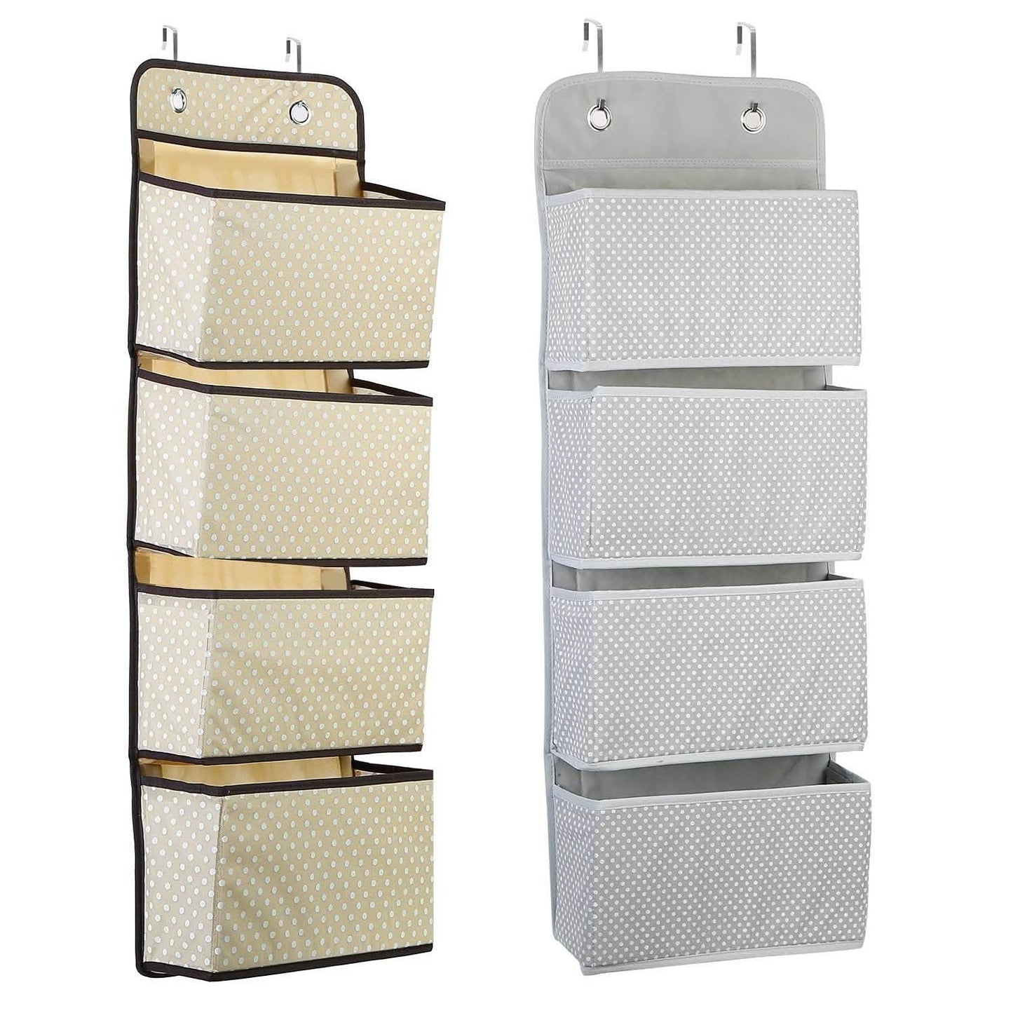 4-Pockets Wall Mount Closet Storage Organizer