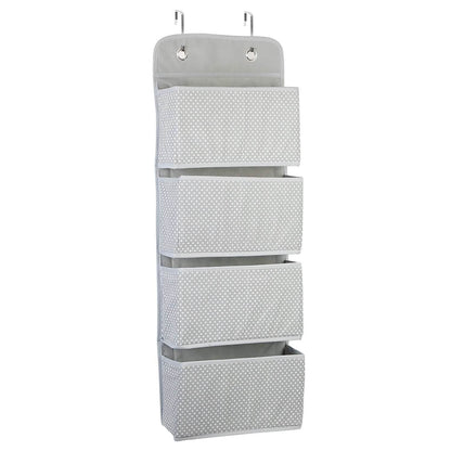 4-Pockets Wall Mount Closet Storage Organizer