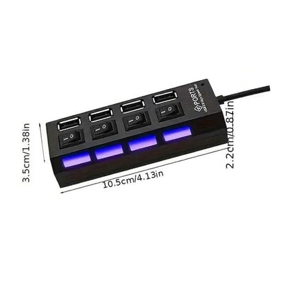 4-Port USB Switch Universal Hub