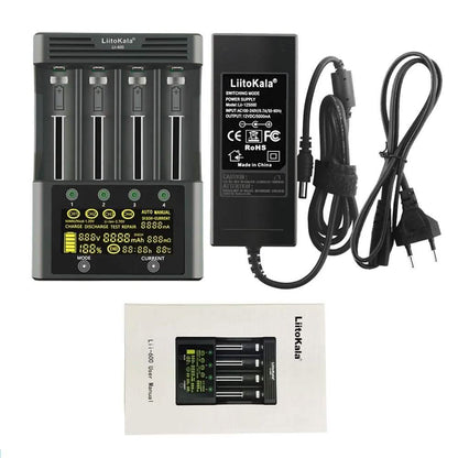 4 Slots Independent Charging Battery Charger