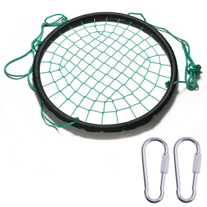 40" Disc Swings Seat Flying Saucer Tree Rope Web Net
