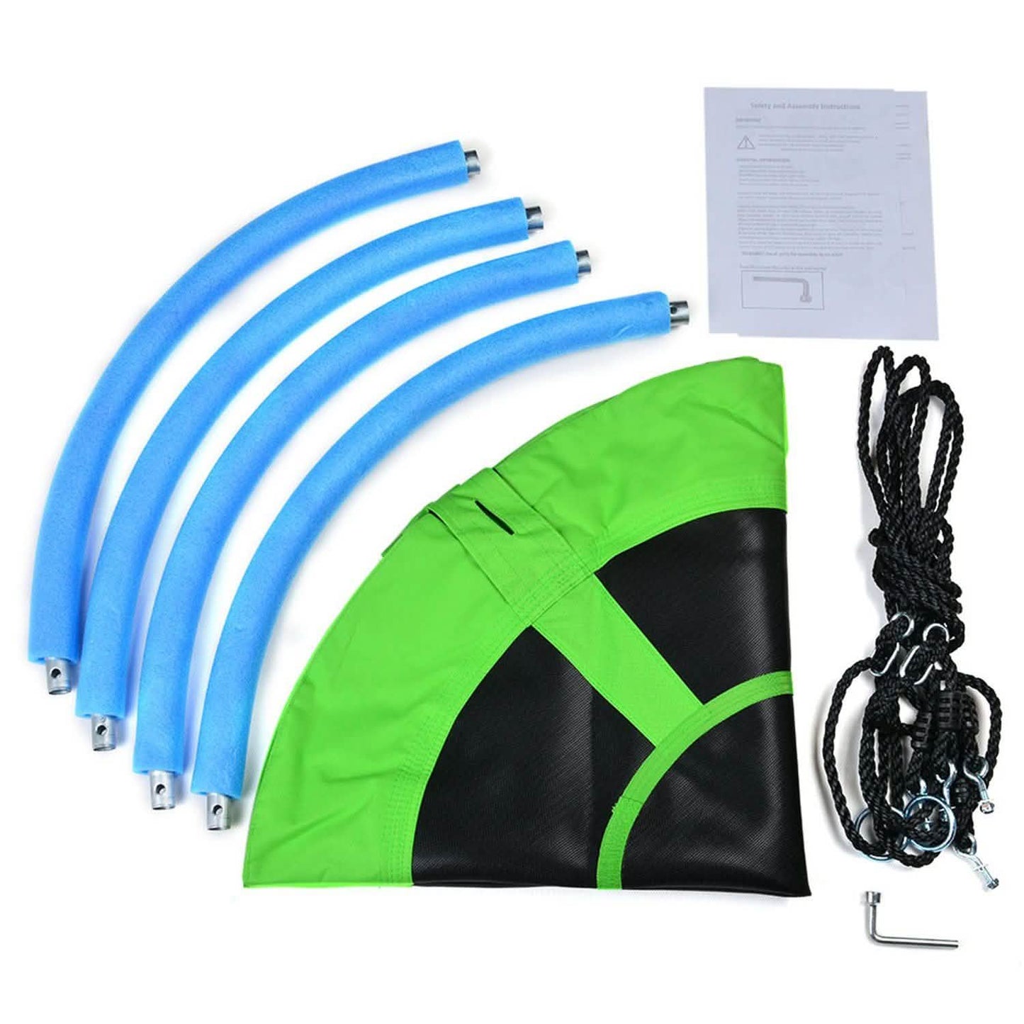 40" Flying Saucer Tree Swing Chair Kids Round Hanging Rope Seat