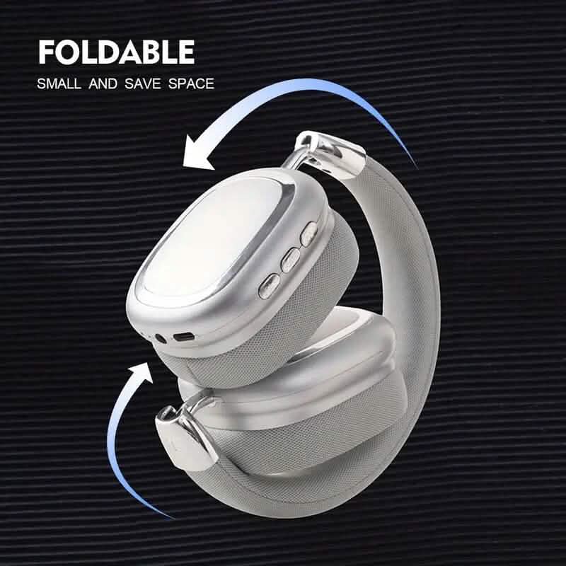 40-Hour Long-Lasting Wireless Noise-Cancelling Headphones