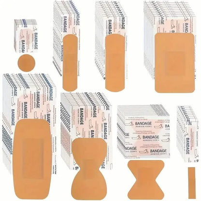 40-Pack: Adhesive Bandages, Assorted Waterproof Breathable Sterile Strips with Non-Stick Pad
