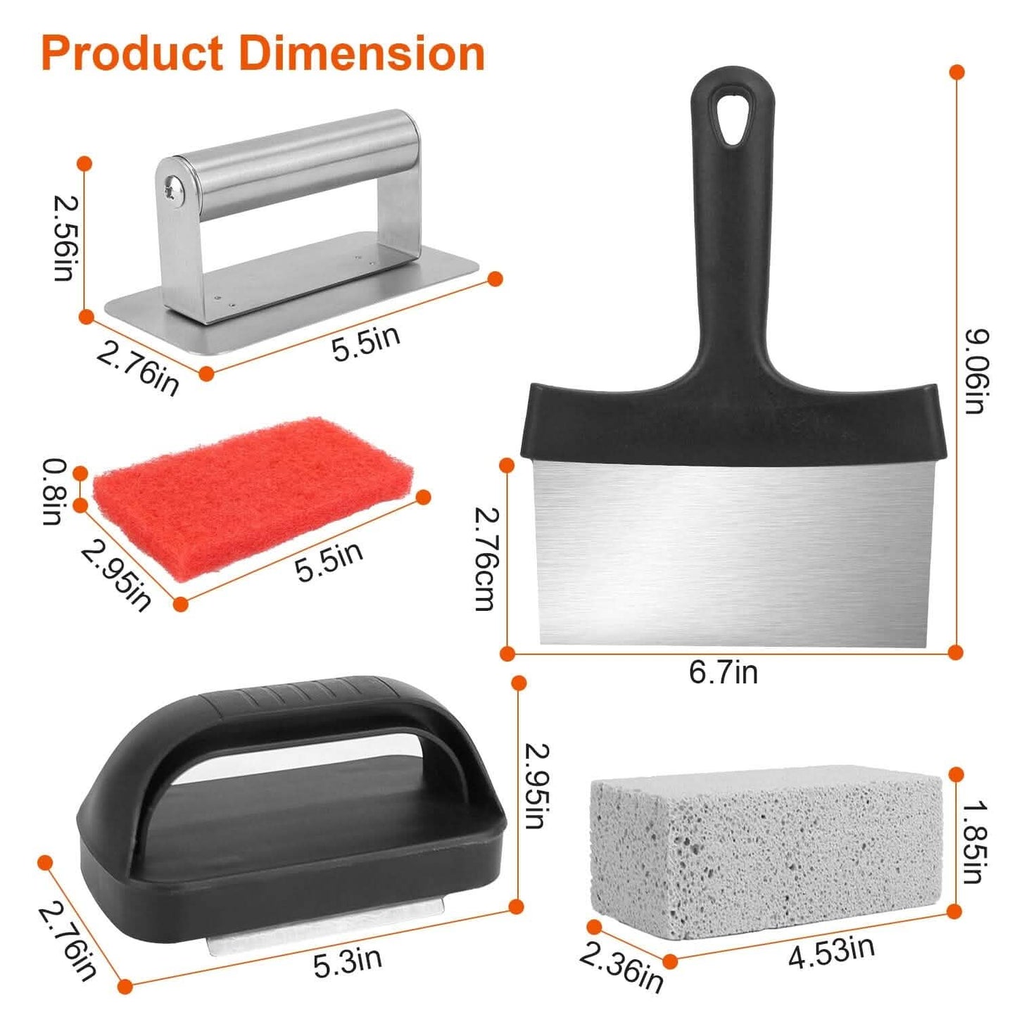 40-Piece: Griddle Cleaning Kit for Blackstone