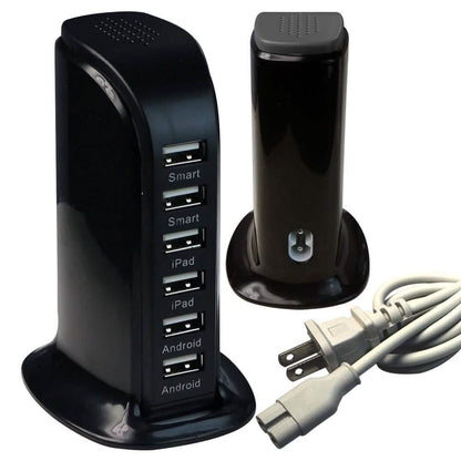 40 Watt 6-Port USB Power Charging Station