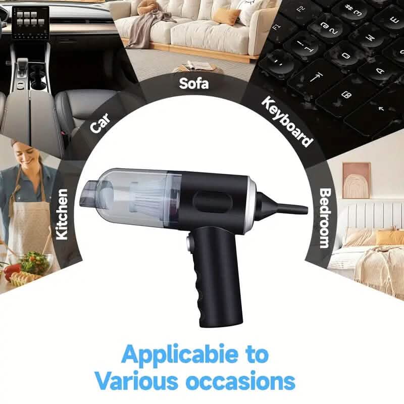 4000Pa Twin Turbine Motor Handheld Vacuum Cleaner