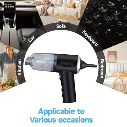 4000Pa Twin Turbine Motor Handheld Vacuum Cleaner