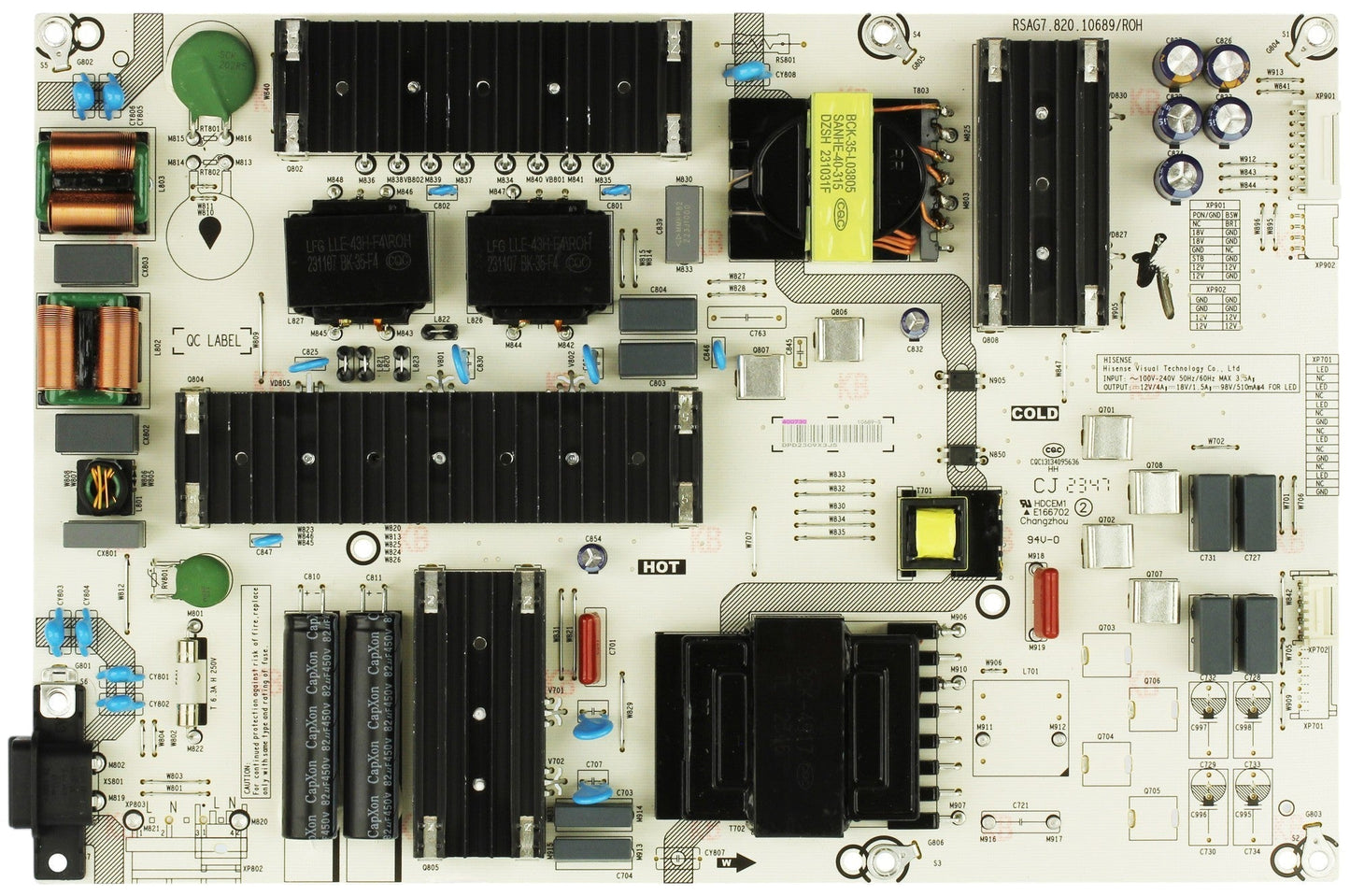 Hisense 400730 Power Supply / LED Driver Board