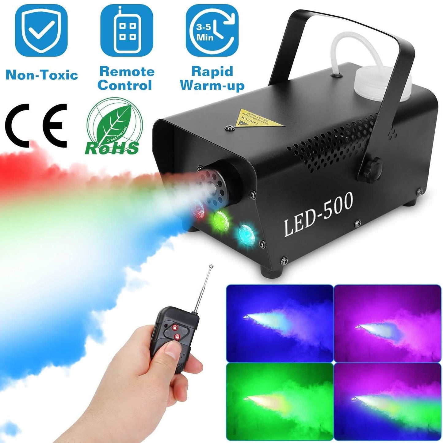 400W RGB LED Fog Machine