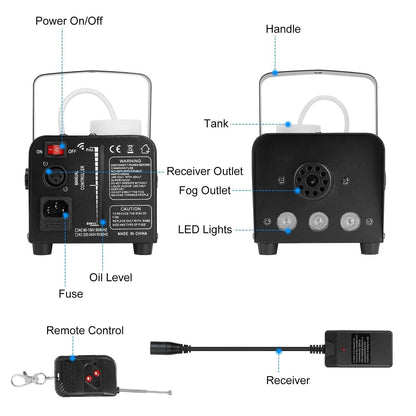 400W RGB LED Fog Machine