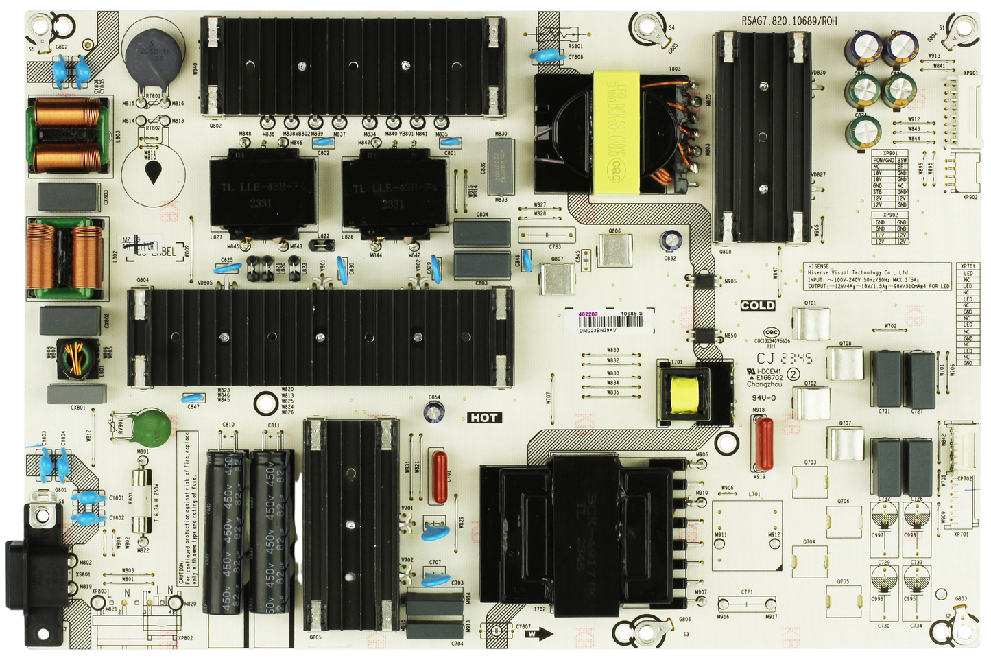 Toshiba 402287 Power Supply/LED Driver for 75C350LU