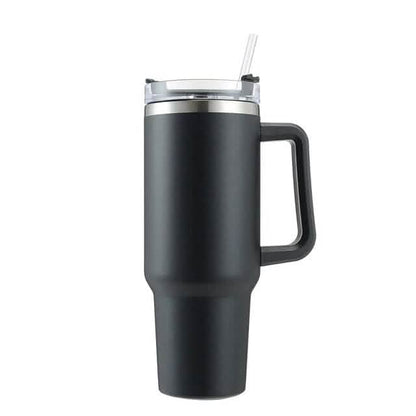 40oz Reusable Vacuum Tumbler with Insulated Double Wall and Cup Handle