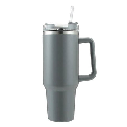 40oz Reusable Vacuum Tumbler with Insulated Double Wall and Cup Handle
