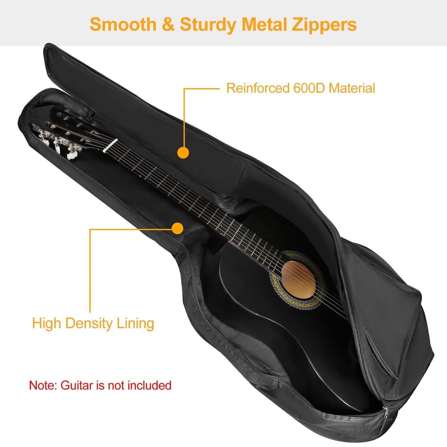 41" 5mm Thick Padded Protective Acoustic Guitar Bag