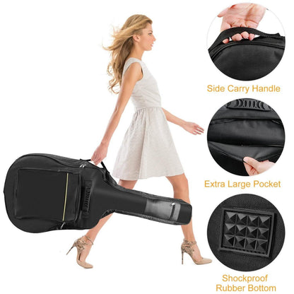 41" 5mm Thick Padded Protective Acoustic Guitar Bag