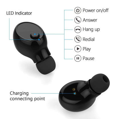 4.1 Magnetic Single Charging Earbuds