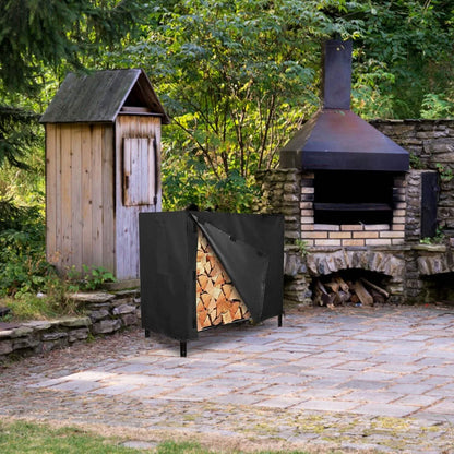420D Oxford Fabric Firewood Rectangular Log Rack Cover