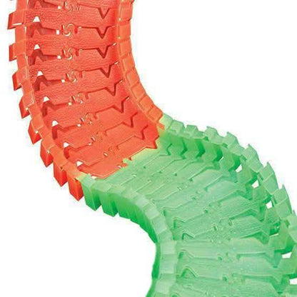 425-Piece: Mega Galaxy Flex-Track Glow Track with 2 Electric LED Light Cars