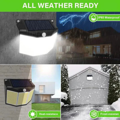 432 LED Solar Garden Wall Lights