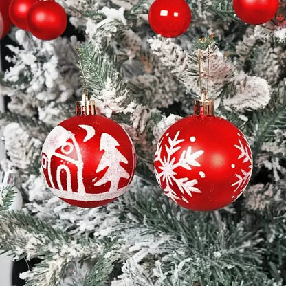 44-Piece Set: Christmas Decoration Colorful Ball Gift Box Set