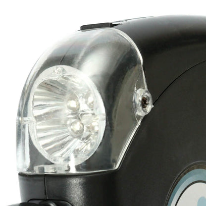 4.5M LED Flashlight Extendable Retractable Pet Dog Leash Lead with Garbage Bag