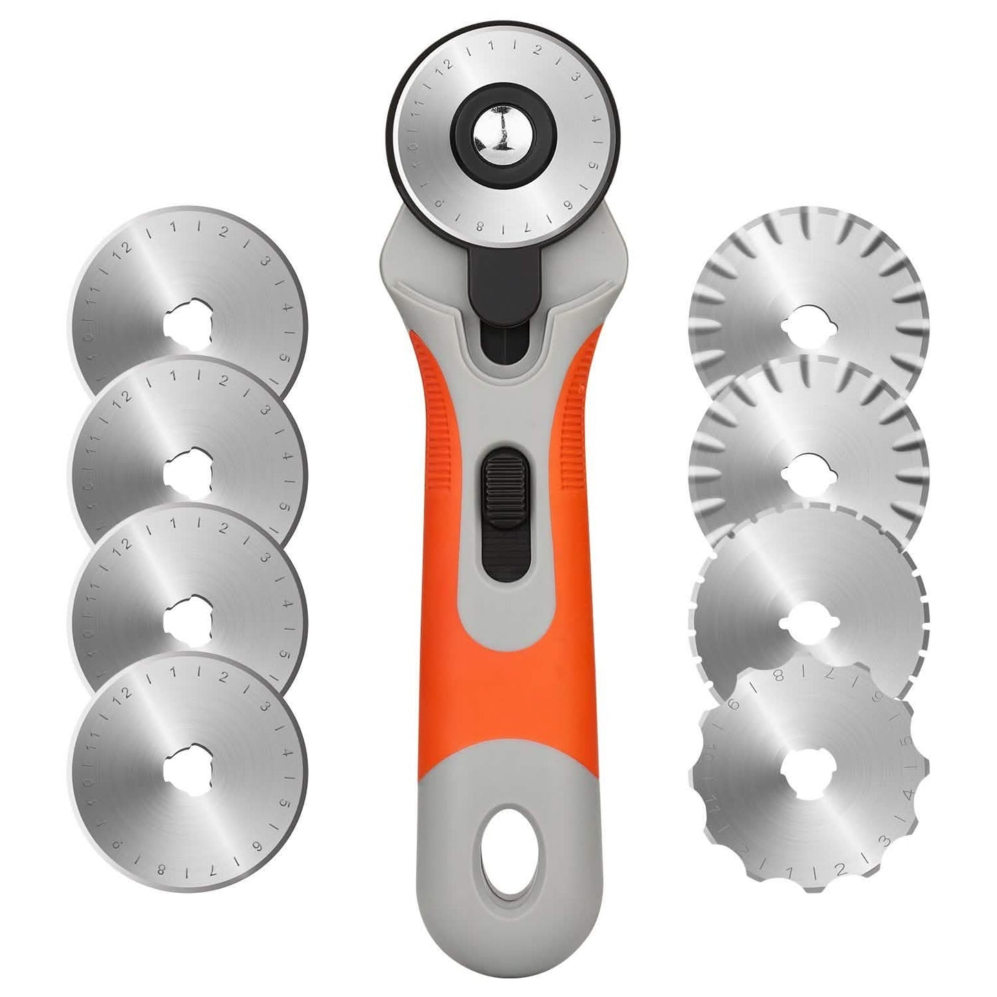 45mm Rotary Cutter Set with 8 Replacement Blades