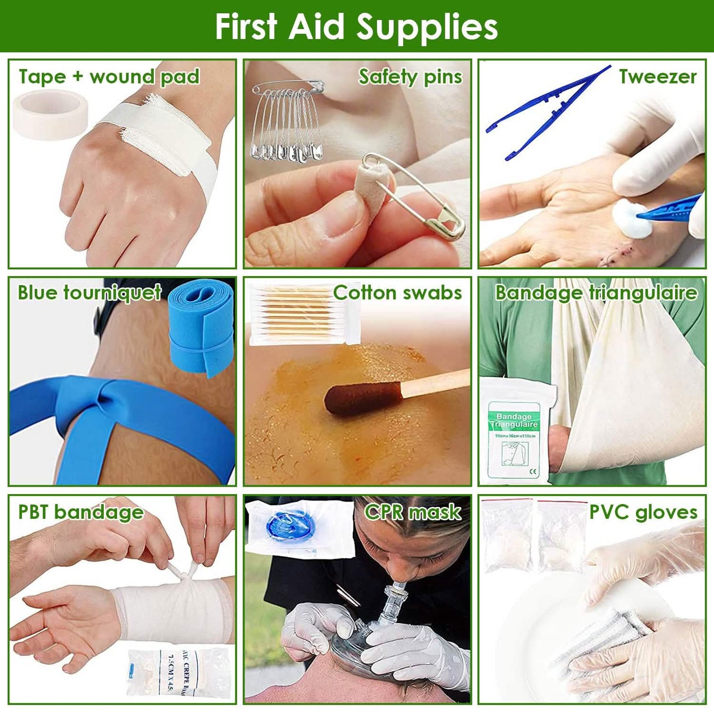 47-Pieces: Emergency Survival Kit EDC Gear Equipment Tool with Pouch