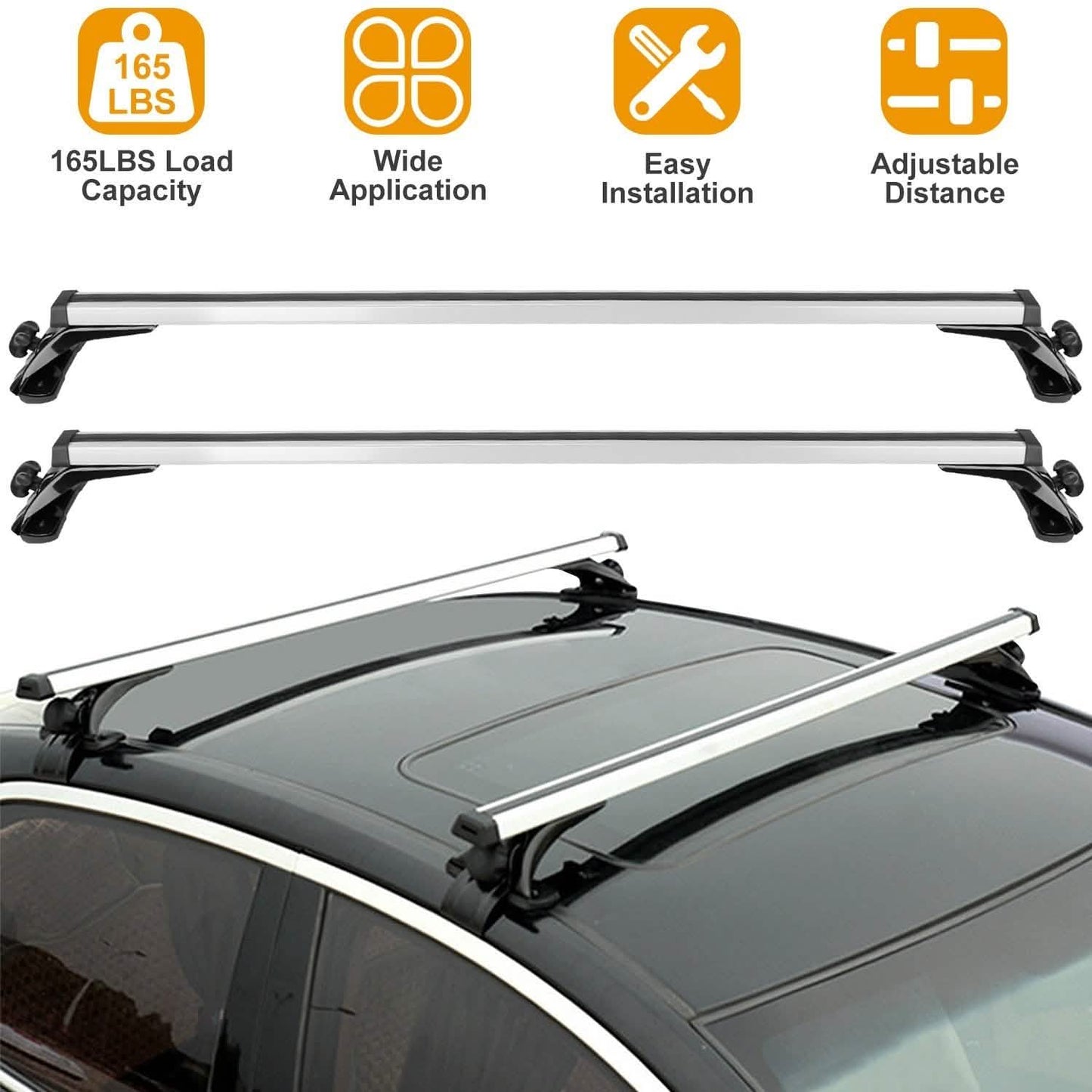 47.24-Inch Universal Top Roof Rack Cross Bar
