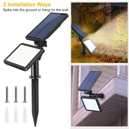 48 LED Solar Spotlight Outdoor