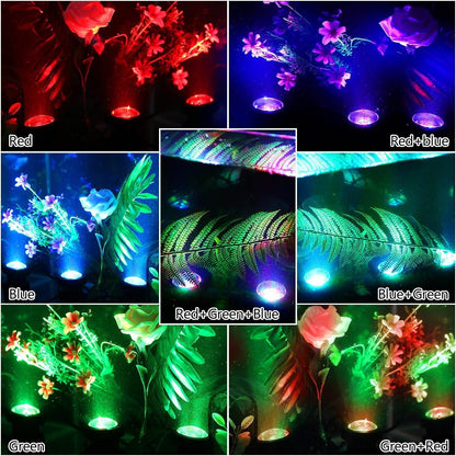48 LED Waterproof Underwater Spotlight Lights Submersible Lamp