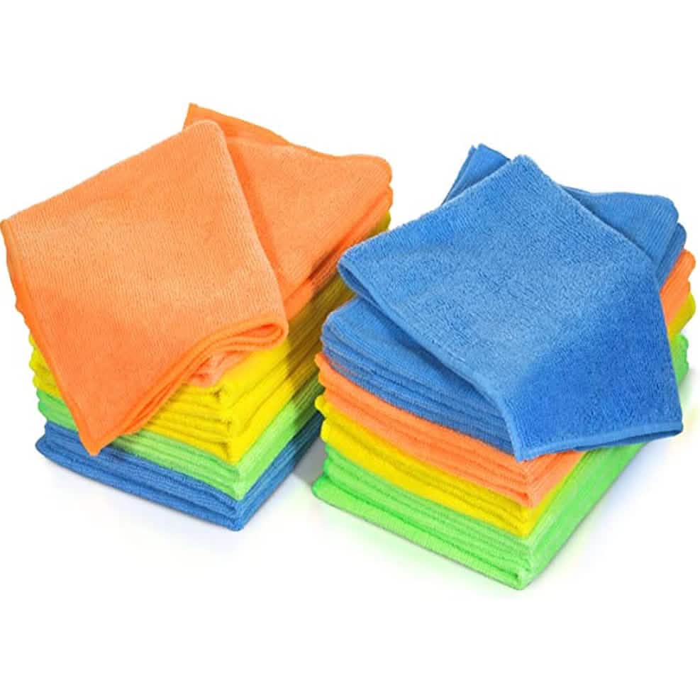 48-Pack: 100% Ring-Spun Cotton Assorted Colors Washcloths