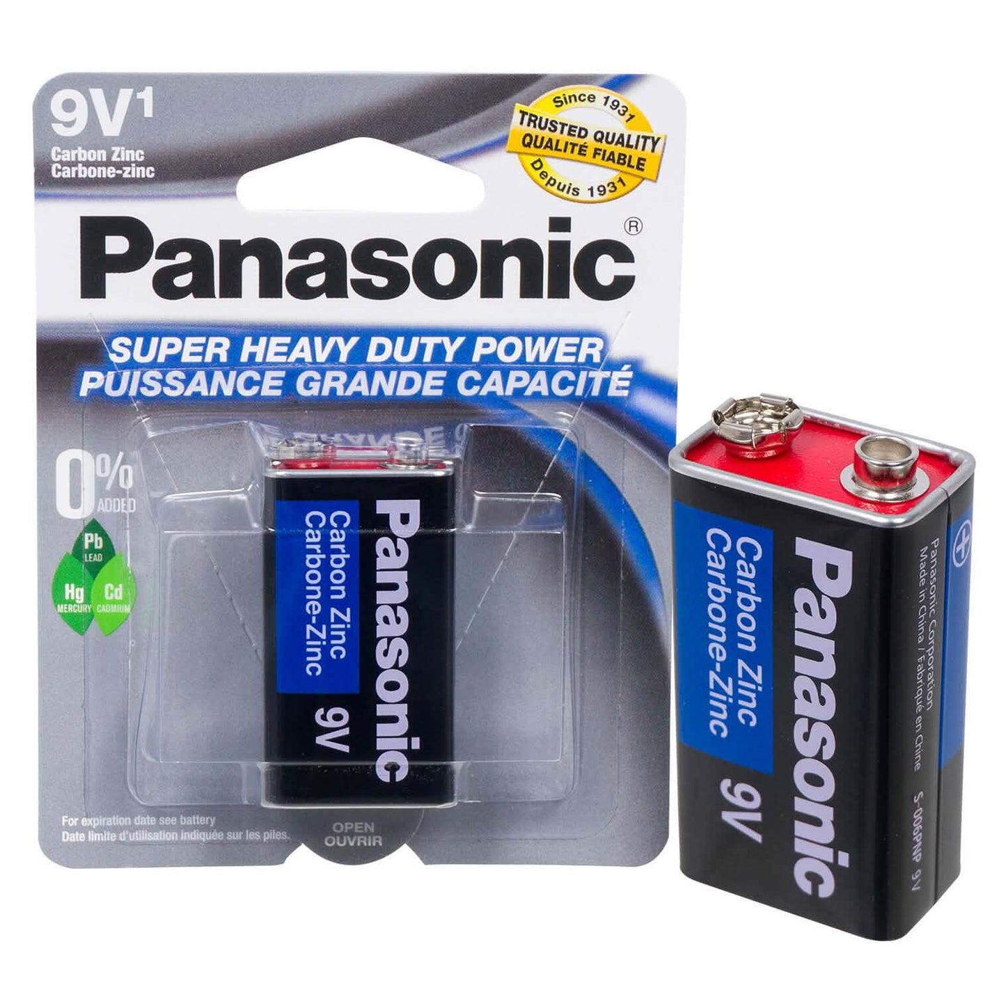 48-Pack: Panasonic Super Heavy Duty 9V Batteries
