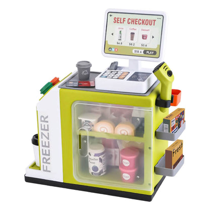 48-Piece: Pretend Cash Register Play Toy Set