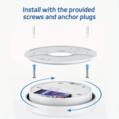 Smoke and Fire Detector Alarm – Portable Photoelectric Fire Alarm with Silence Button