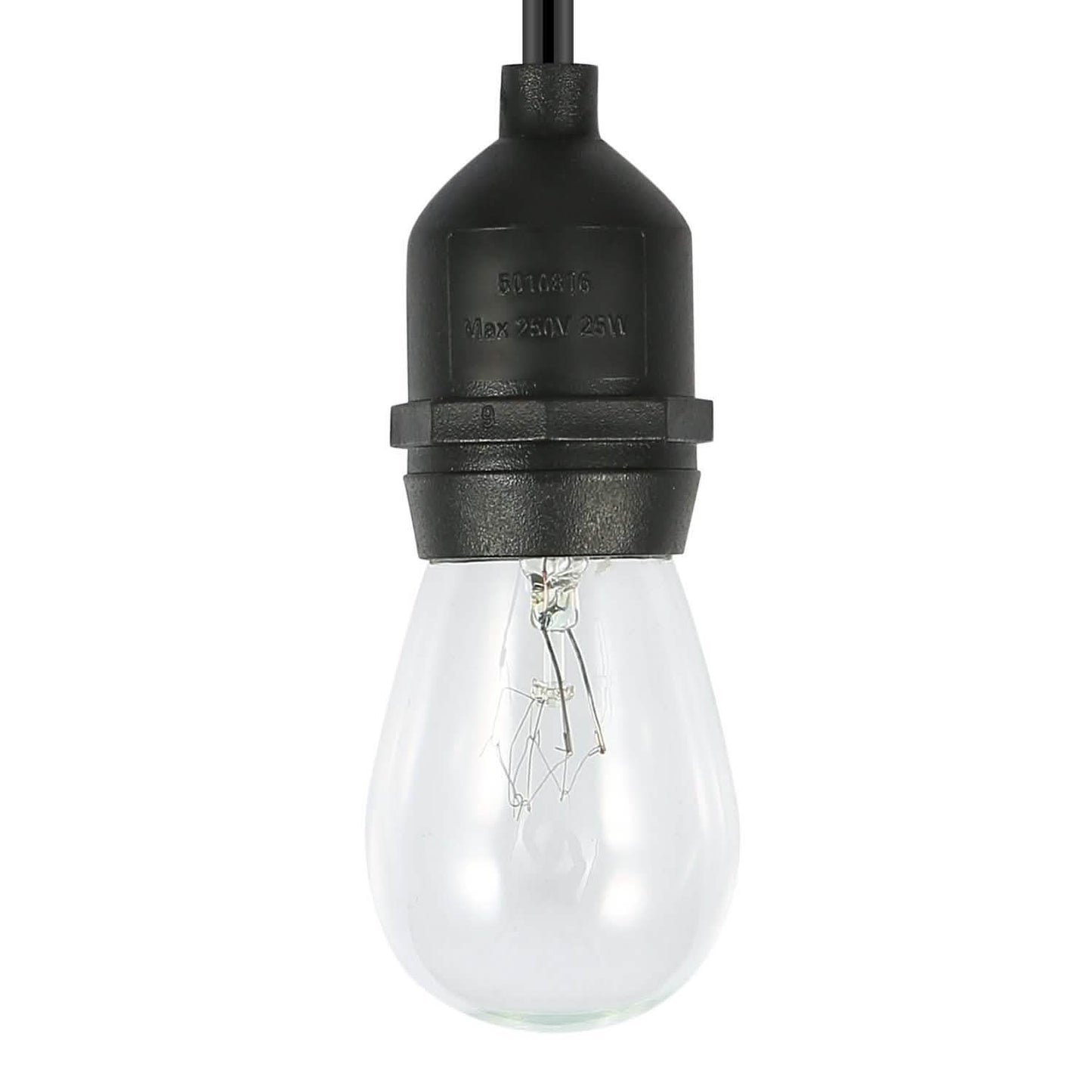 48ft Outdoor String Light Waterproof Patio String Lights Bulbs