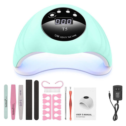 48W UV LED Gel Nail Lamp with 4 Timer