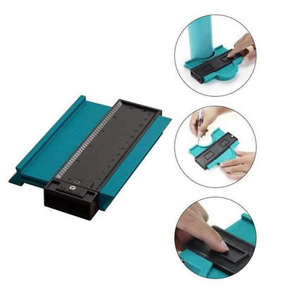 5" Contour Profile Gauge Tiling Laminate Tiles Edge Shaping Wood Measure Ruler